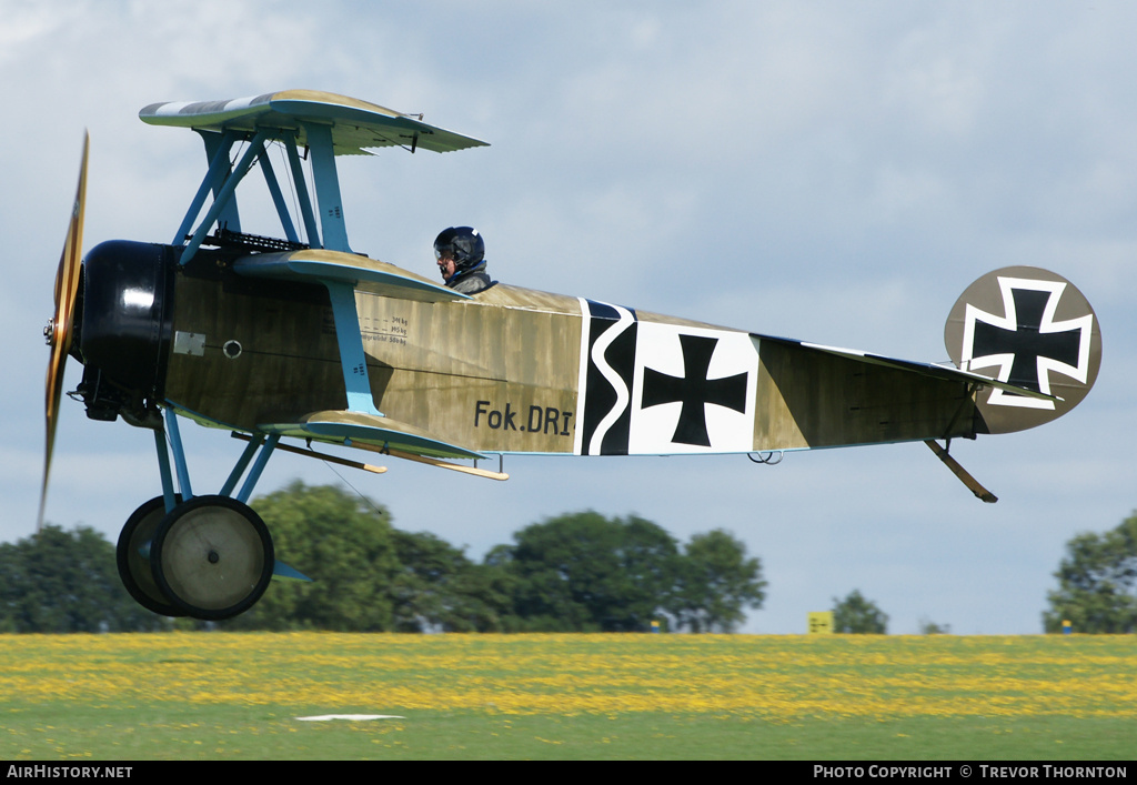 Aircraft Photo of G-CDXR / 403/17 | Fokker Dr.1 (replica) | Germany - Air Force | AirHistory.net #102804