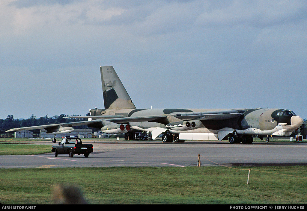 Aircraft Photo of 58-0192 / 80192 | Boeing B-52G Stratofortress | USA - Air Force | AirHistory.net #102832