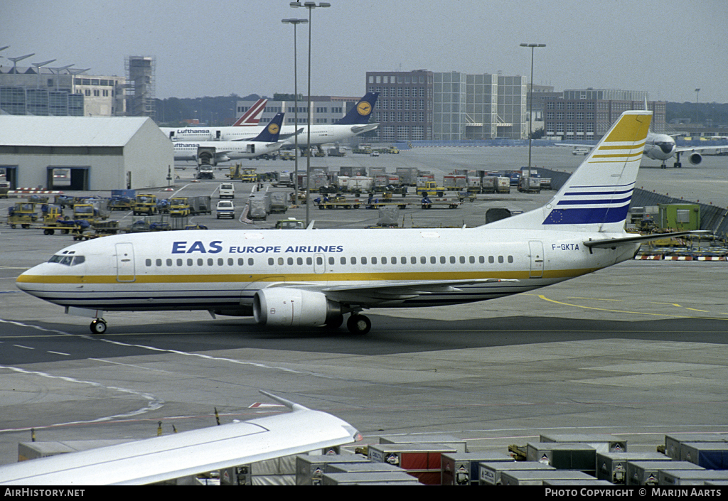 Aircraft Photo of F-GKTA | Boeing 737-3M8 | EAS Europe Airlines | AirHistory.net #102847