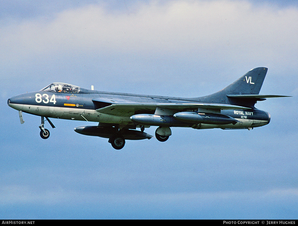 Aircraft Photo of XE716 | Hawker Hunter GA11 | UK - Navy | AirHistory.net #102855