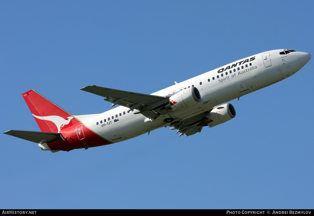 Aircraft Photo of VH-TJT | Boeing 737-476 | Qantas | AirHistory.net #102883