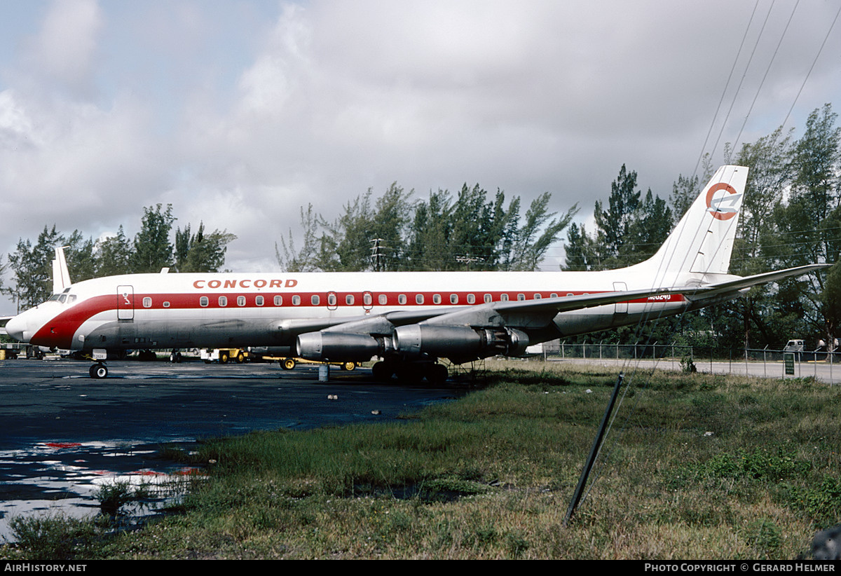 Aircraft Photo of N8024U | Douglas DC-8-21 | Concord International Airlines | AirHistory.net #102924