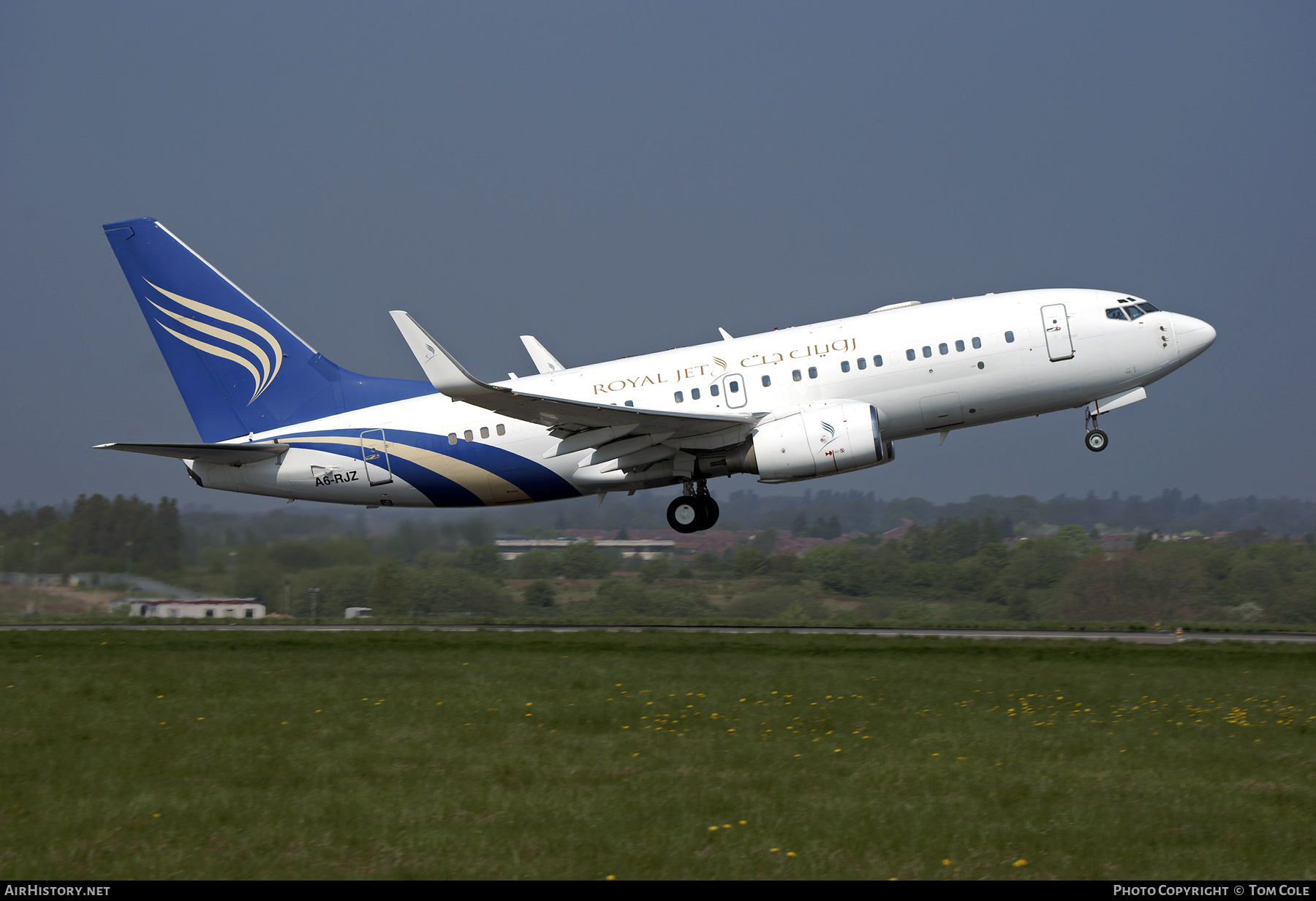 Aircraft Photo of A6-RJZ | Boeing 737-7Z5 BBJ | Royal Jet | AirHistory.net #102940