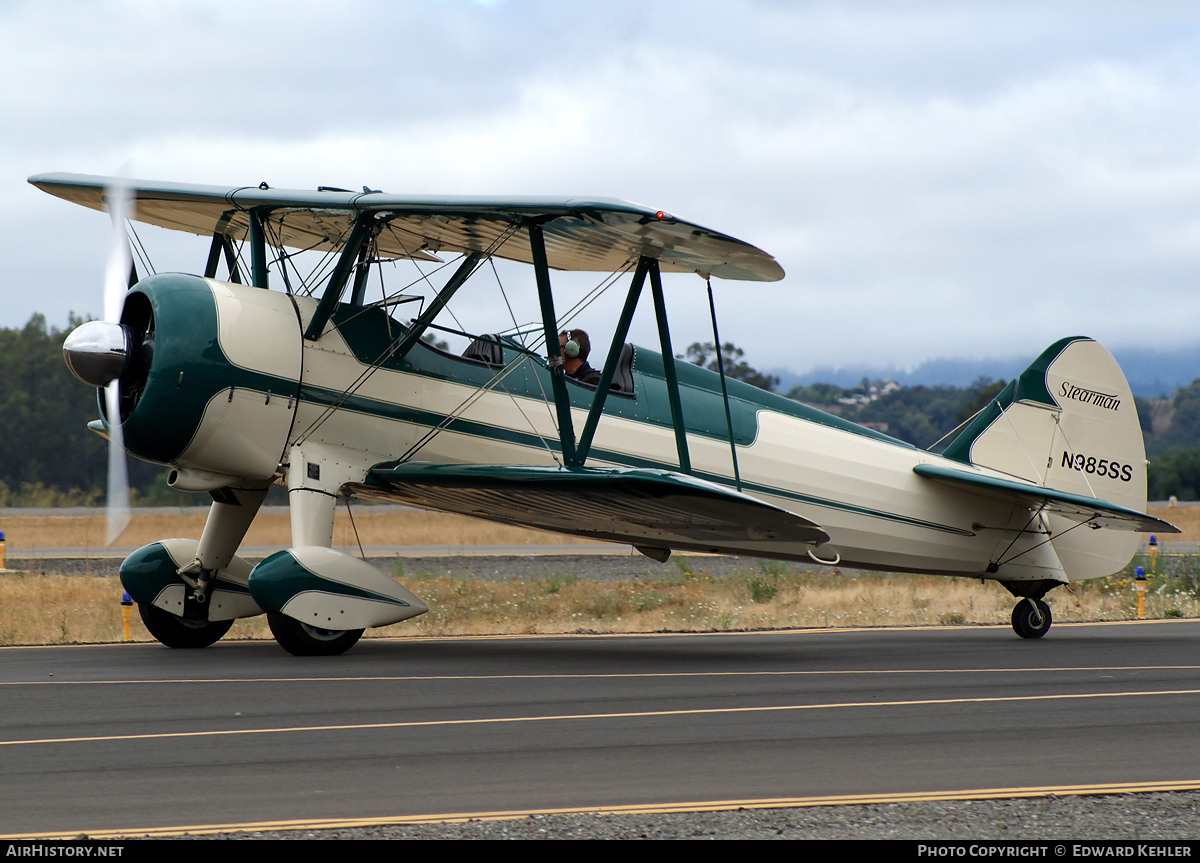 Aircraft Photo of N985SS | Boeing N2S-4/R985 Kaydet (A75N1) | AirHistory.net #102945