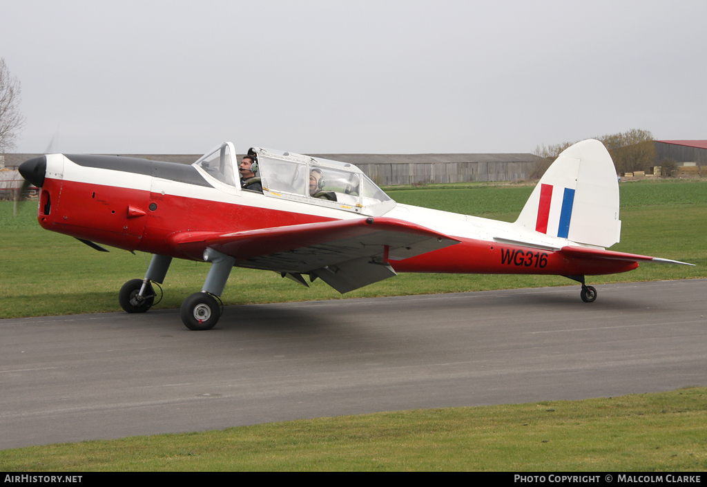 Aircraft Photo of G-BCAH / WG316 | De Havilland DHC-1 Chipmunk Mk22 | UK - Air Force | AirHistory.net #102959