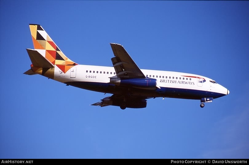 Aircraft Photo of G-BGDE | Boeing 737-236/Adv | British Airways | AirHistory.net #102962