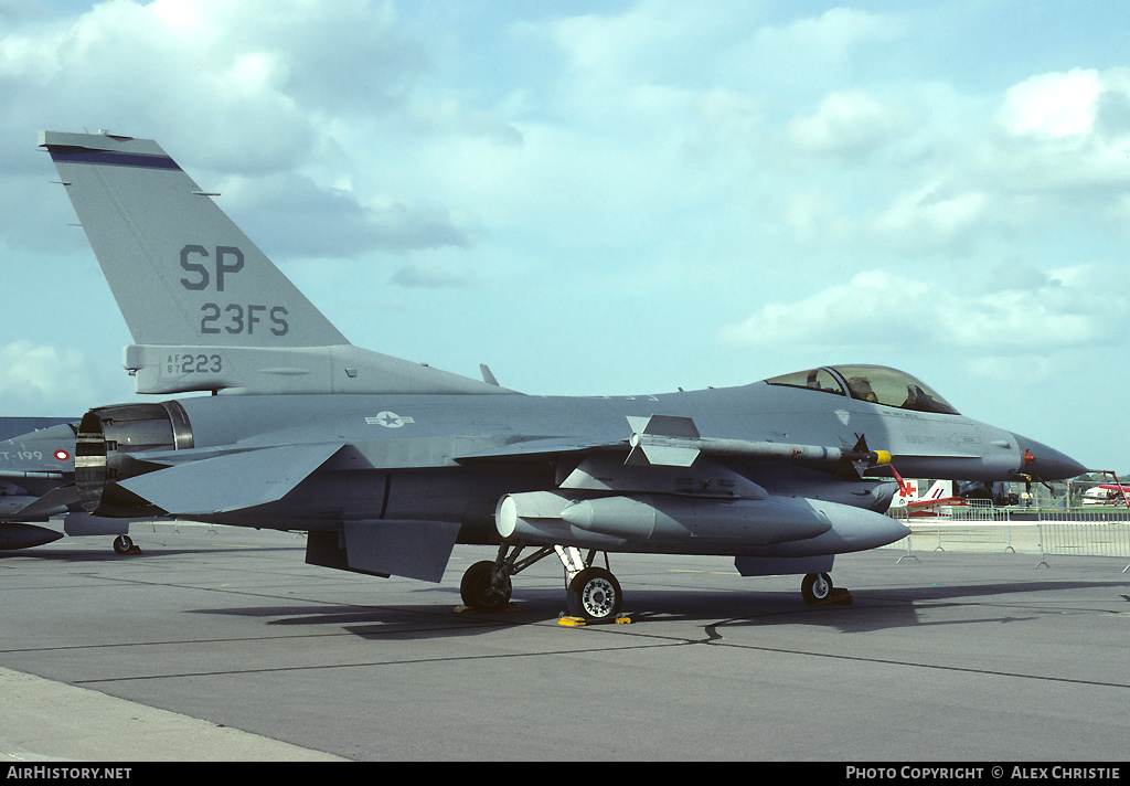 Aircraft Photo of 87-0223 / AF87-223 | General Dynamics F-16C Fighting Falcon | USA - Air Force | AirHistory.net #102975
