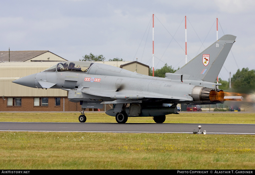Aircraft Photo of ZJ810 | Eurofighter EF-2000 Typhoon T1 | UK - Air Force | AirHistory.net #103016