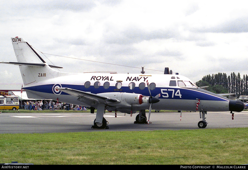 Aircraft Photo of ZA111 | Scottish Aviation HP-137 Jetstream T2 | UK - Navy | AirHistory.net #103026
