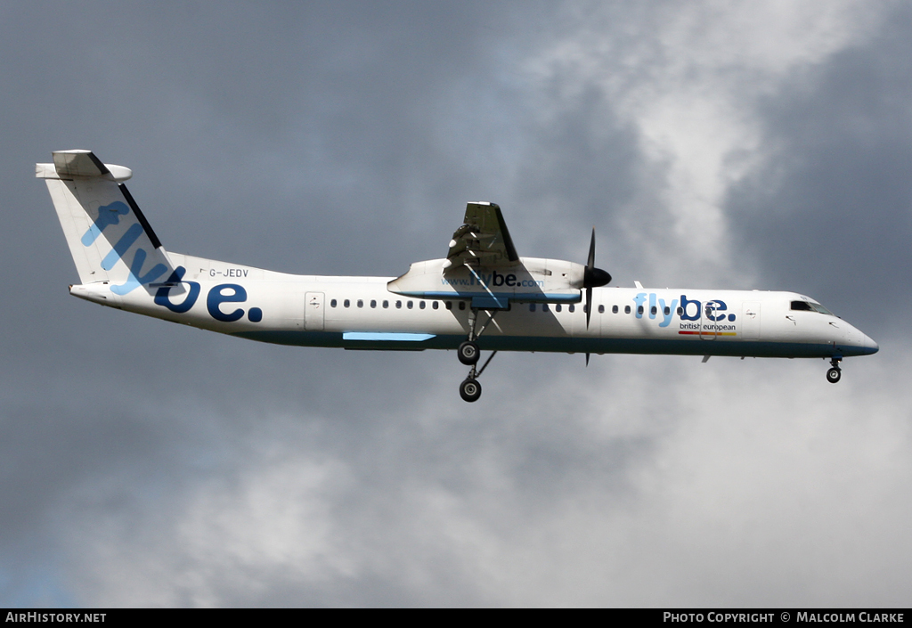 Aircraft Photo of G-JEDV | Bombardier DHC-8-402 Dash 8 | Flybe - British European | AirHistory.net #103043