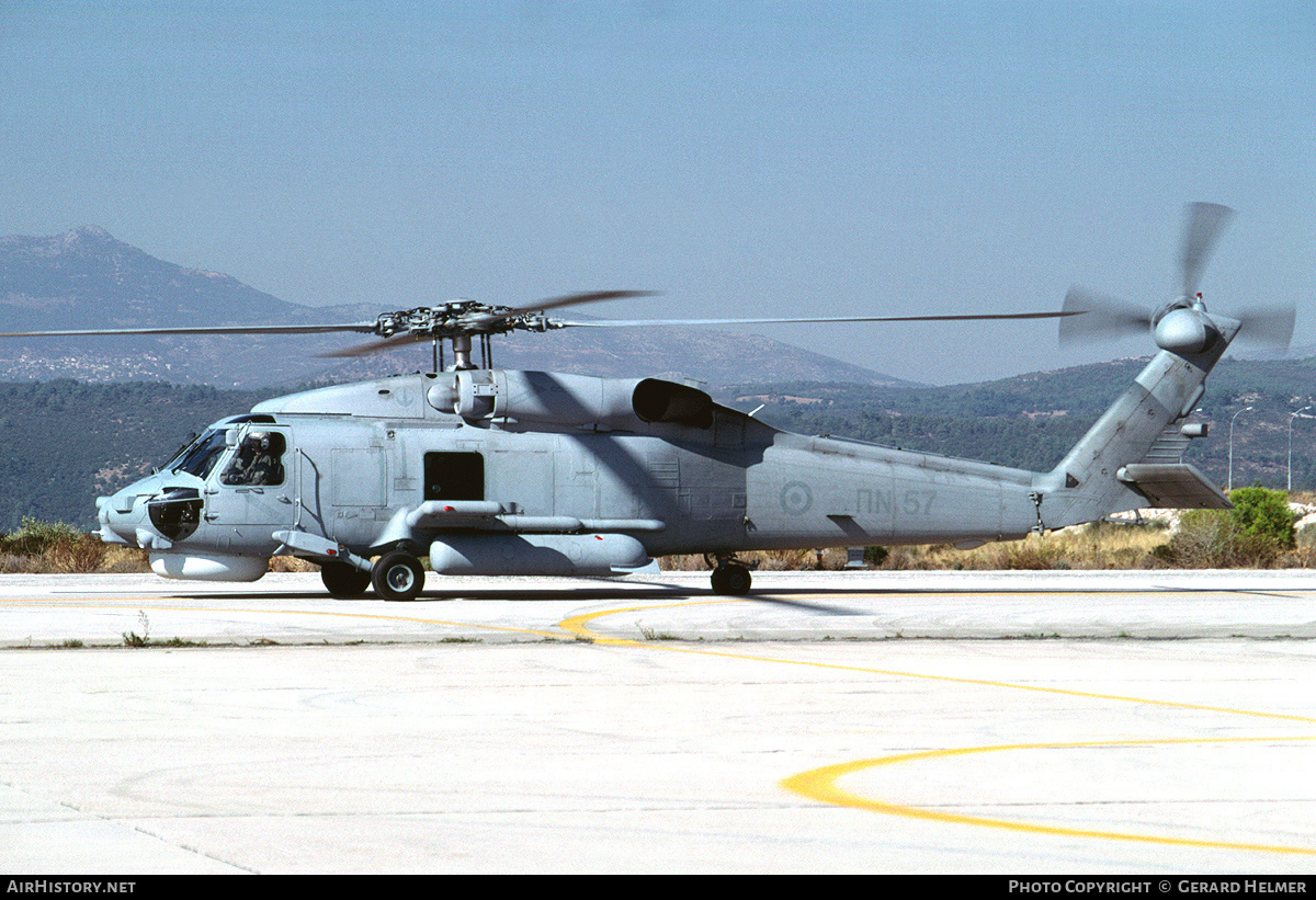 Aircraft Photo of PN57 | Sikorsky S-70B-6 Aegean Hawk | Greece - Navy | AirHistory.net #103057
