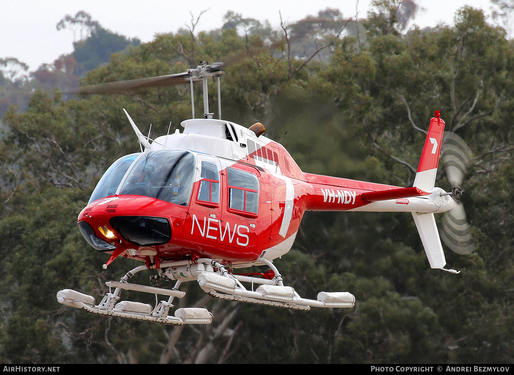 Aircraft Photo of VH-NDY | Bell 206B-3 JetRanger III | Channel 7 News | AirHistory.net #103060