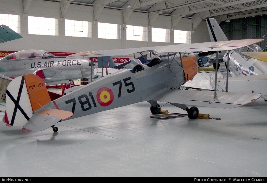 Aircraft Photo of G-BPTS / E3B-153 | CASA 1.131E Jungmann | Spain - Air Force | AirHistory.net #103077