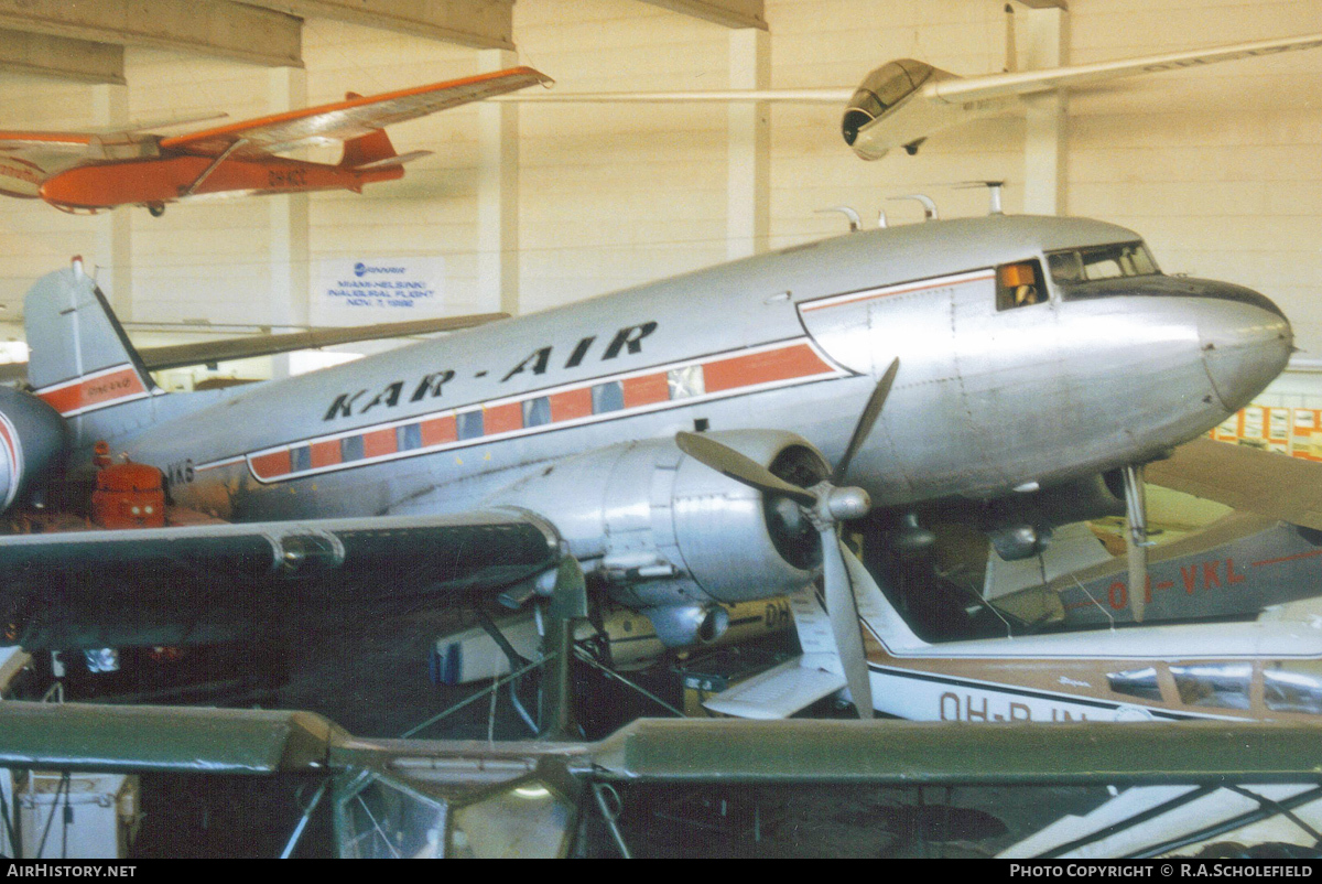 Aircraft Photo of OH-VKB | Douglas DC-3A-214 | Kar-Air | AirHistory.net #103087