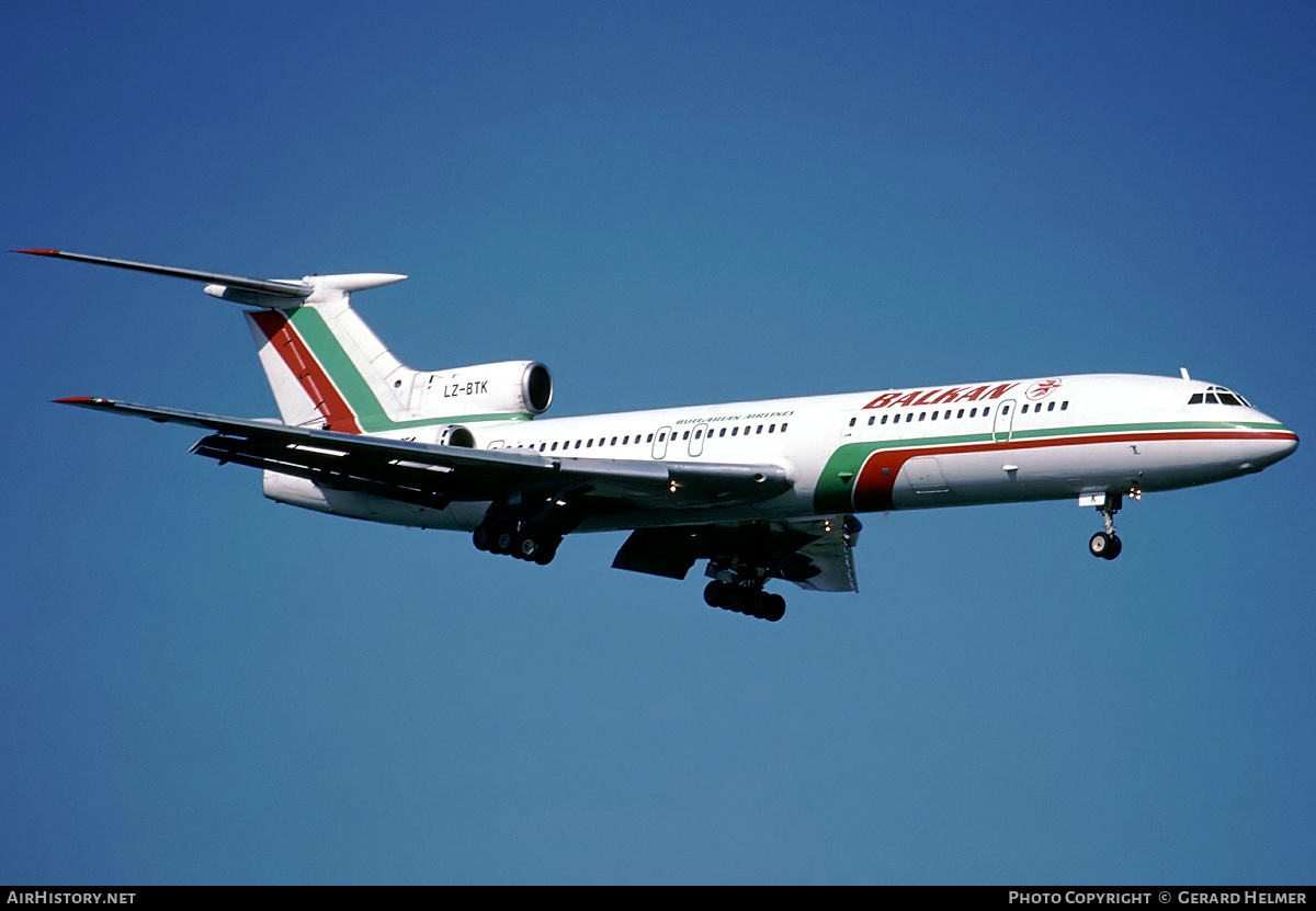 Aircraft Photo of LZ-BTK | Tupolev Tu-154B | Balkan - Bulgarian Airlines | AirHistory.net #103112