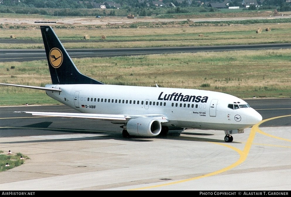 Aircraft Photo of D-ABIF | Boeing 737-530 | Lufthansa | AirHistory.net #103120