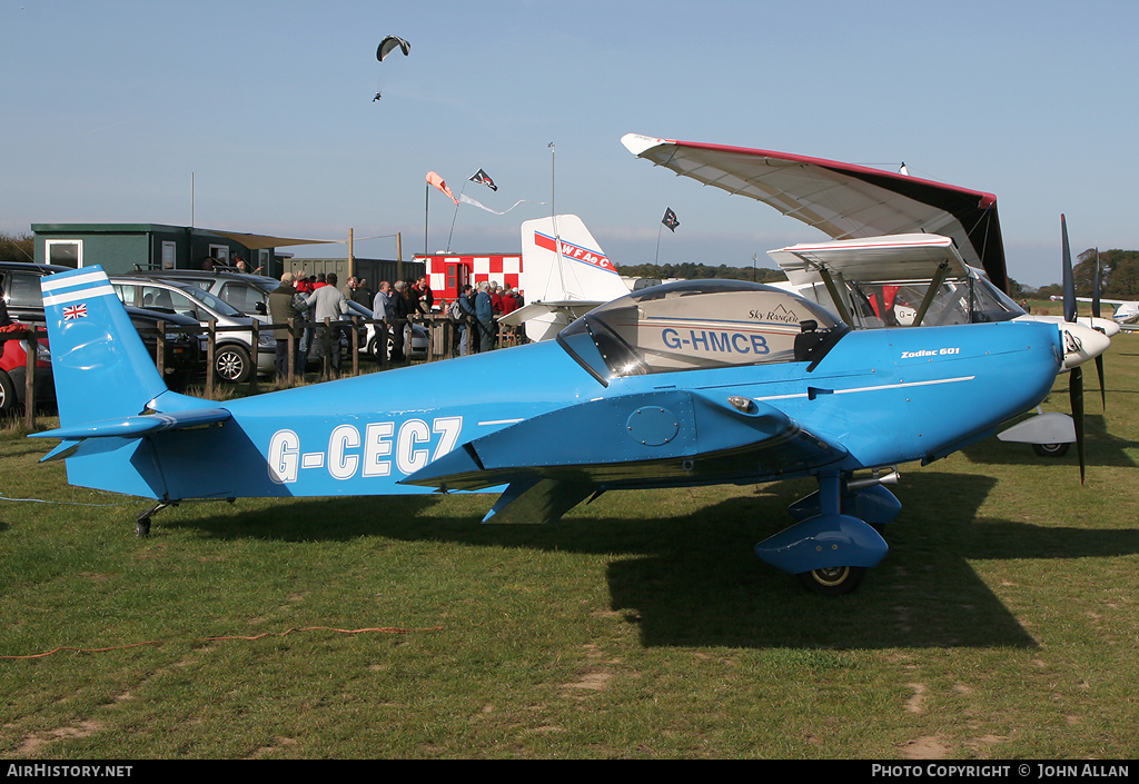 Aircraft Photo of G-CECZ | Zenair CH-601 XL Zodiac | AirHistory.net #103123
