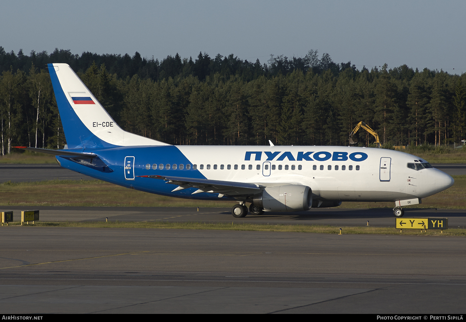 Aircraft Photo of EI-CDE | Boeing 737-548 | Pulkovo Airlines | AirHistory.net #103124