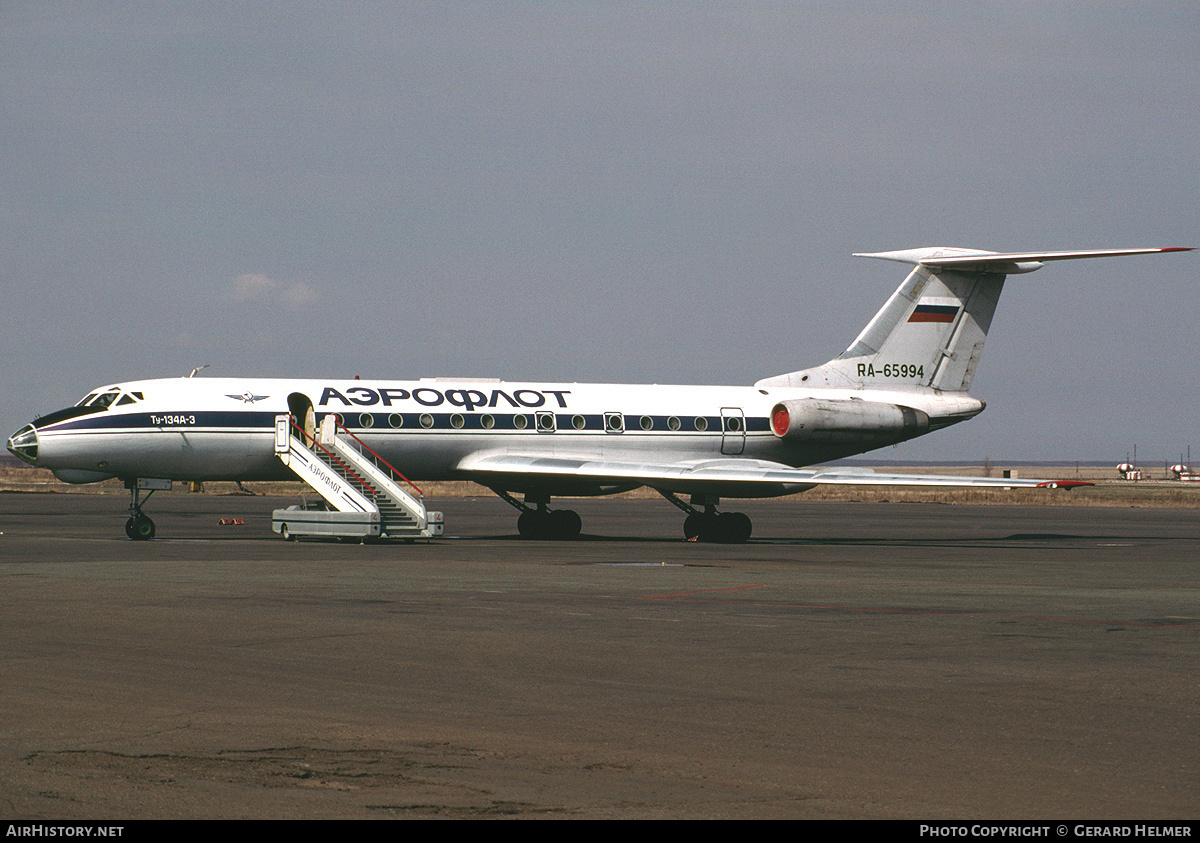 Aircraft Photo of RA-65994 | Tupolev Tu-134A | Aeroflot | AirHistory.net #103138
