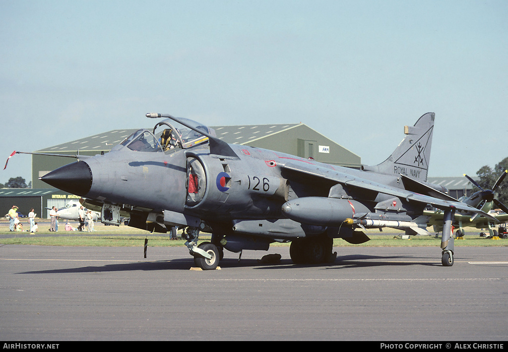 Aircraft Photo of ZE694 | British Aerospace Sea Harrier FRS1 | UK - Navy | AirHistory.net #103200