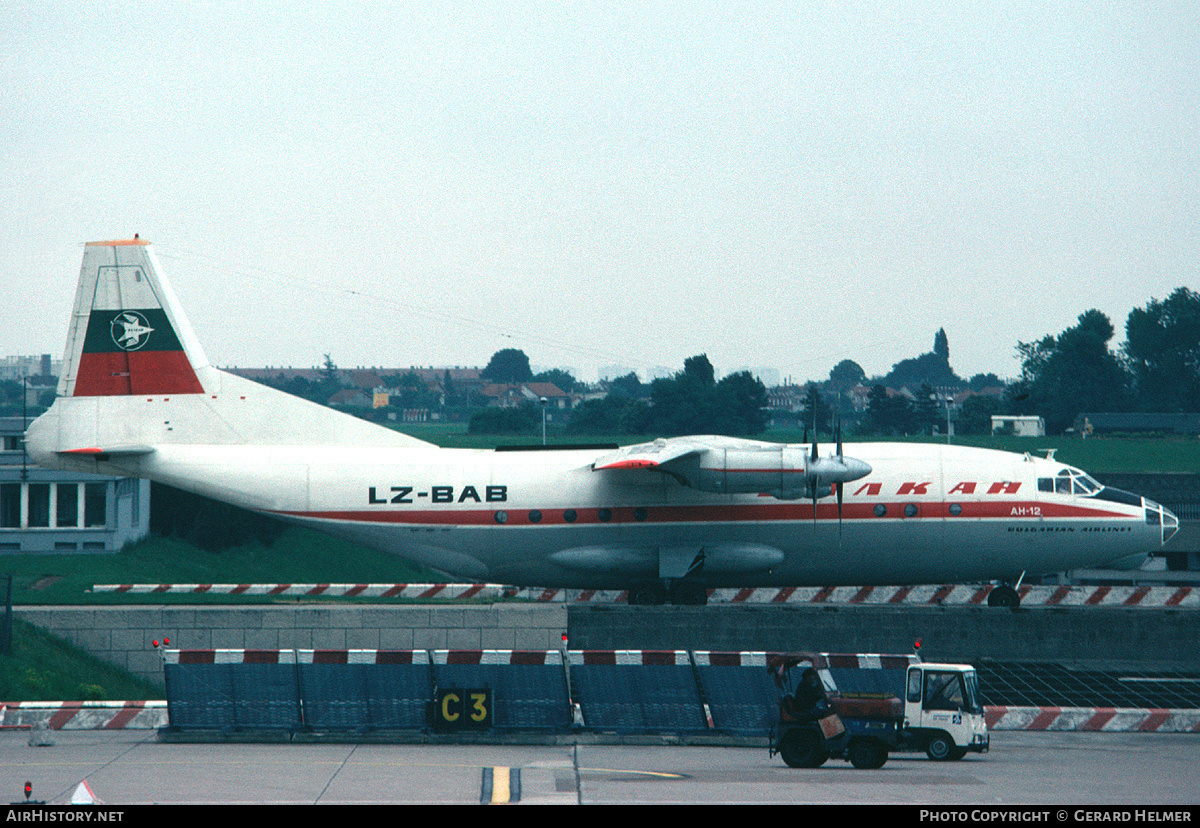 Aircraft Photo of LZ-BAB | Antonov An-12B | Balkan - Bulgarian Airlines | AirHistory.net #103205