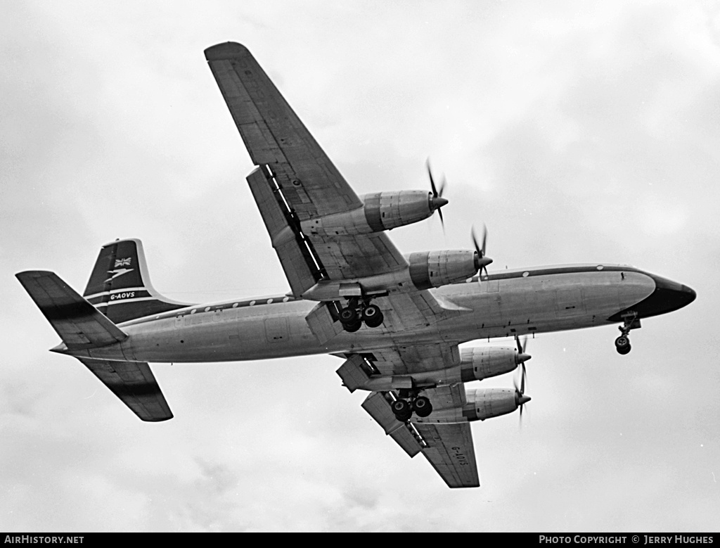 Aircraft Photo of G-AOVS | Bristol 175 Britannia 312 | BOAC - British Overseas Airways Corporation | AirHistory.net #103210