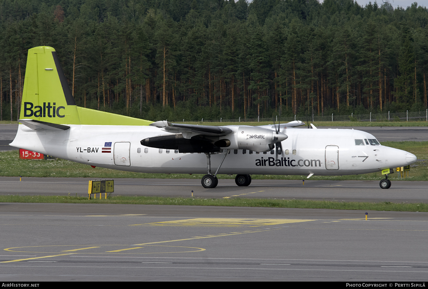 Aircraft Photo of YL-BAV | Fokker 50 | AirBaltic | AirHistory.net #103212