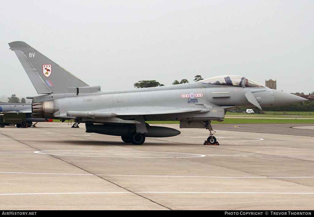 Aircraft Photo of ZJ910 | Eurofighter EF-2000 Typhoon F2 | UK - Air Force | AirHistory.net #103214