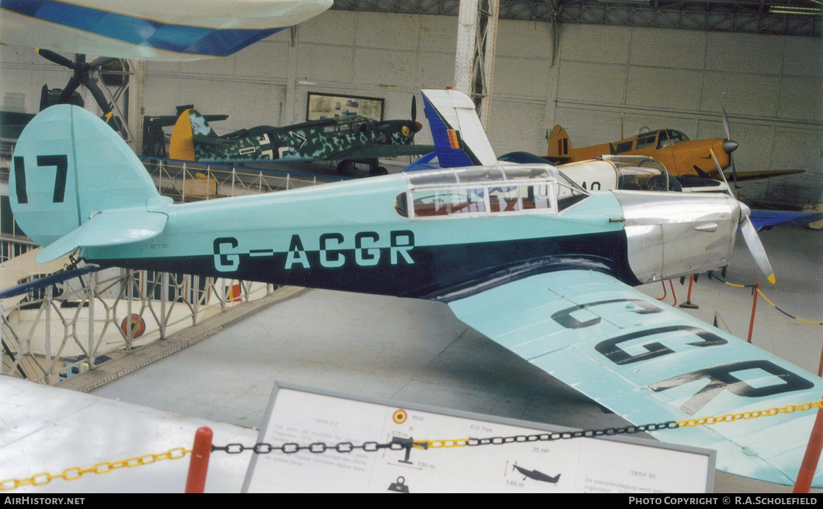 Aircraft Photo of G-ACGR | Percival P.1C Gull Four 2A | AirHistory.net #103244