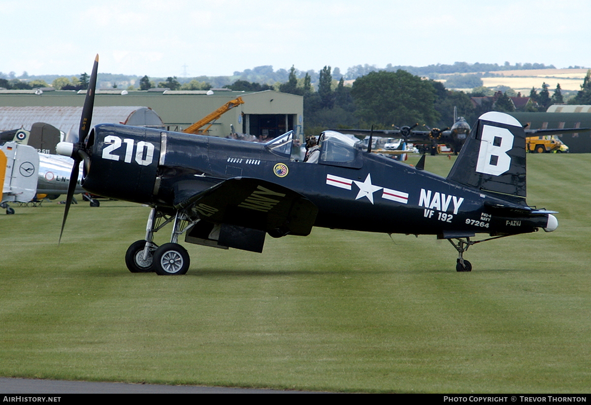 Aircraft Photo of F-AZVJ / 97264 | Vought F4U-4 Corsair | USA - Navy | AirHistory.net #103247