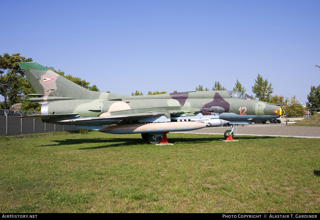 Aircraft Photo of 12 | Sukhoi Su-22M3 | Hungary - Air Force | AirHistory.net #103259