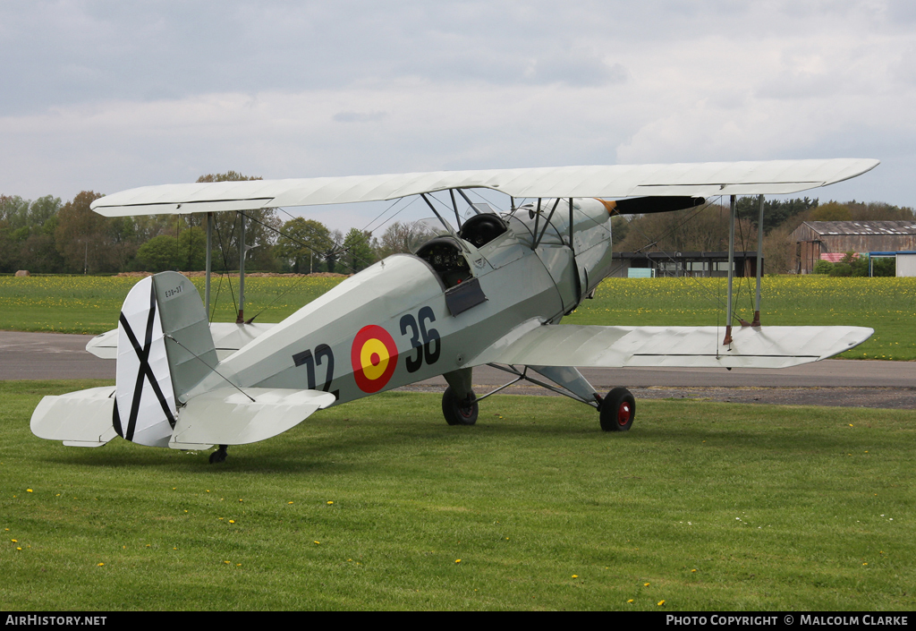 Aircraft Photo of G-CDJU | CASA 1.131E Jungmann | Spain - Air Force | AirHistory.net #103267