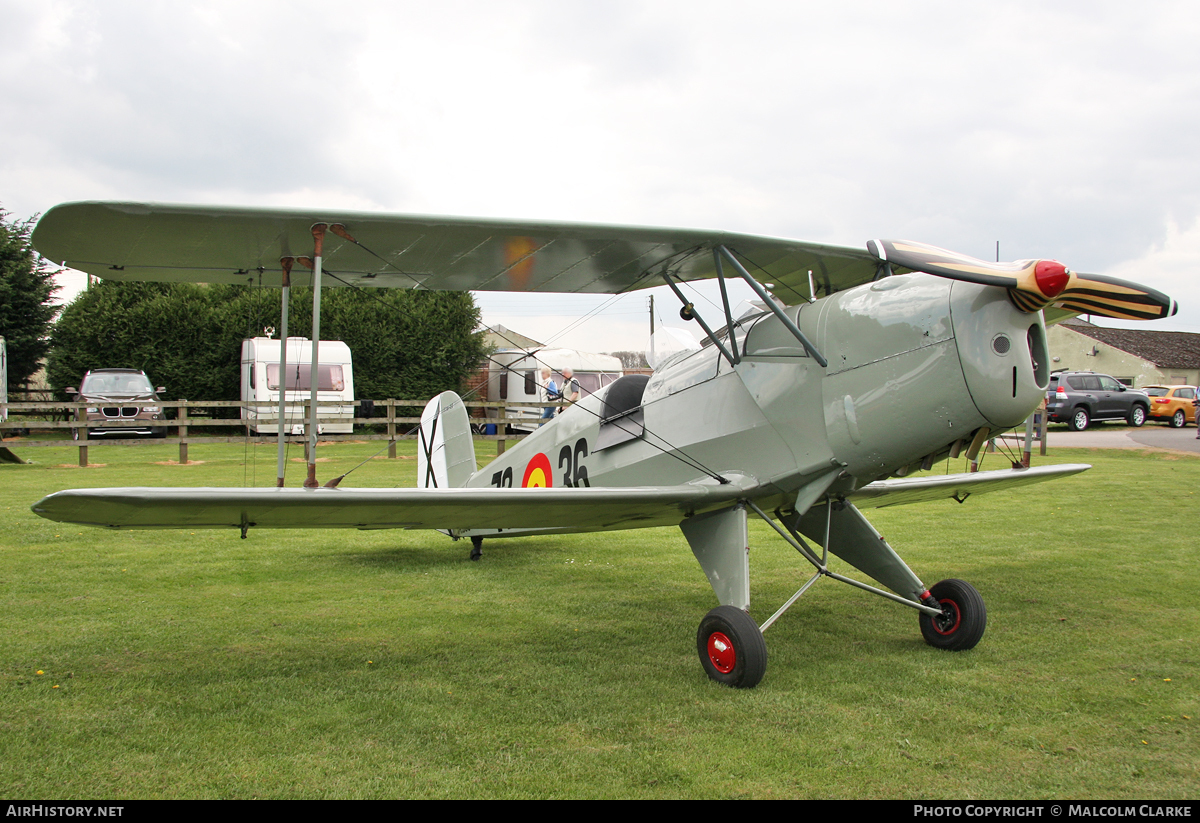 Aircraft Photo of G-CDJU | CASA 1.131E Jungmann | Spain - Air Force | AirHistory.net #103283