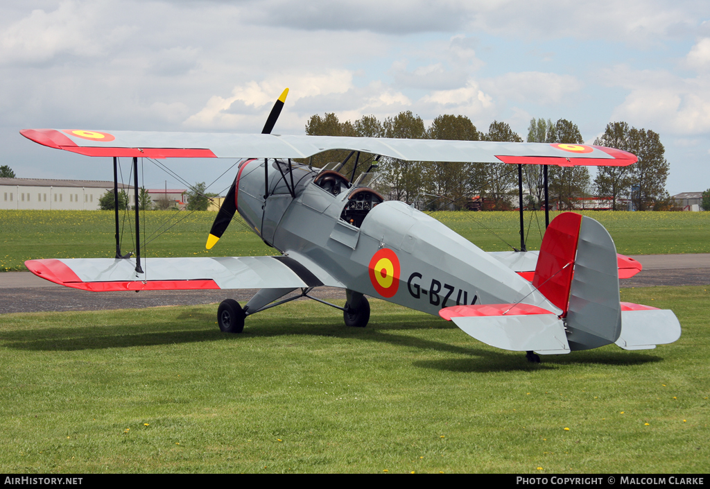 Aircraft Photo of G-BZJV | CASA 1.131E Jungmann | Spain - Air Force | AirHistory.net #103291