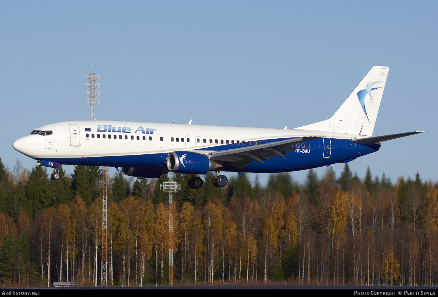 Aircraft Photo of YR-BAU | Boeing 737-4Y0 | Blue Air | AirHistory.net #103301