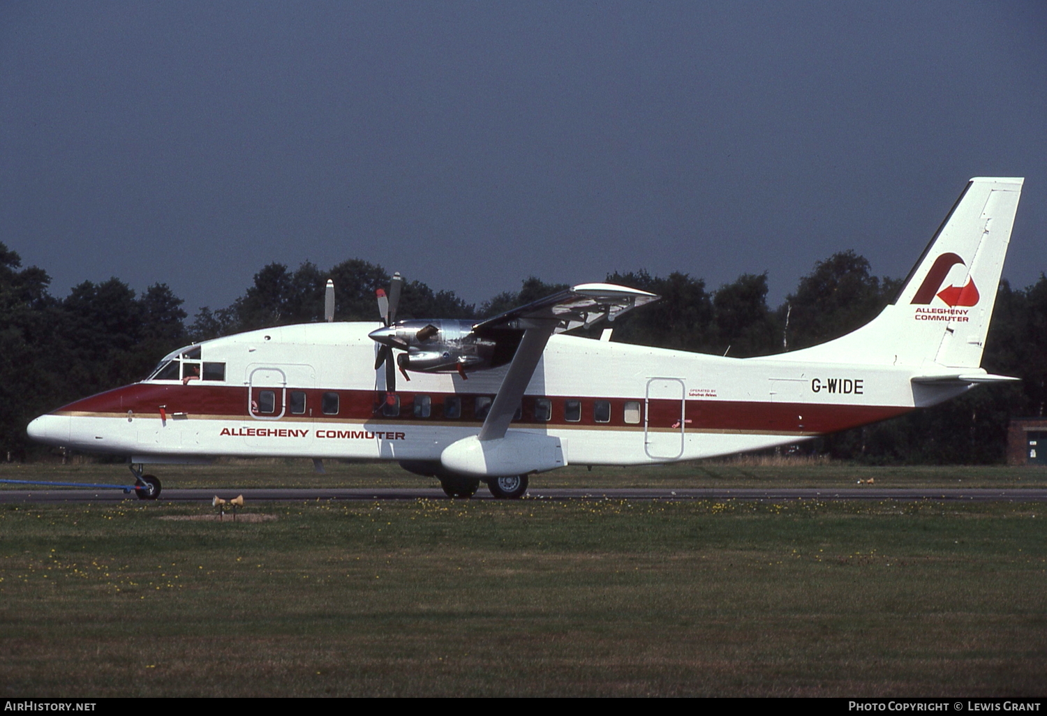 Aircraft Photo of G-WIDE | Short 360-100 | Allegheny Commuter | AirHistory.net #103340