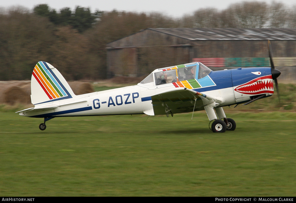 Aircraft Photo of G-AOZP | De Havilland DHC-1 Chipmunk Mk22 | AirHistory.net #103348
