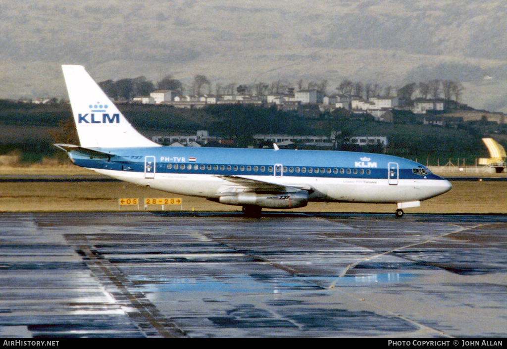 Aircraft Photo of PH-TVR | Boeing 737-2K2/Adv | KLM - Royal Dutch Airlines | AirHistory.net #103367