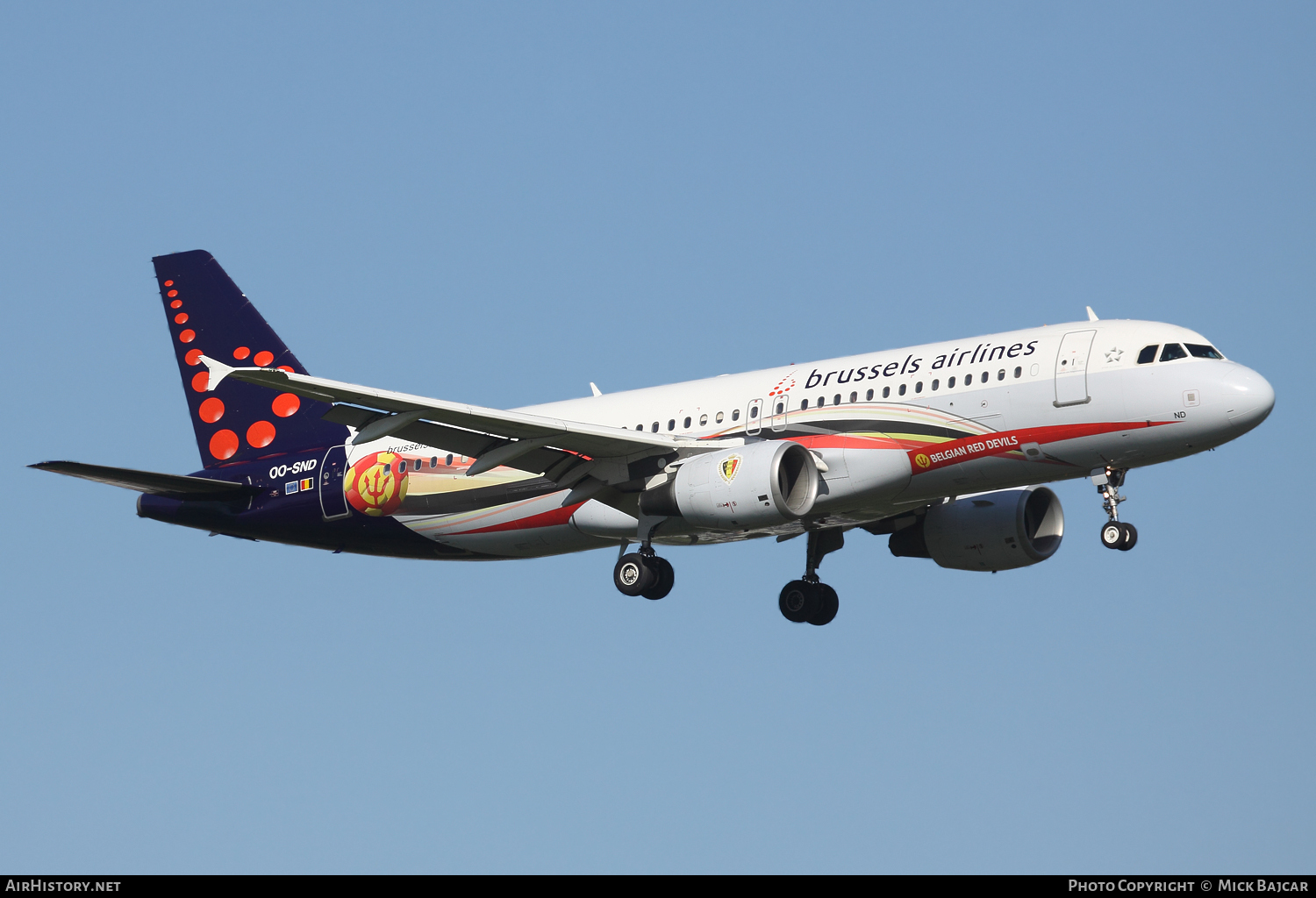 Aircraft Photo of OO-SND | Airbus A320-214 | Brussels Airlines | AirHistory.net #103389