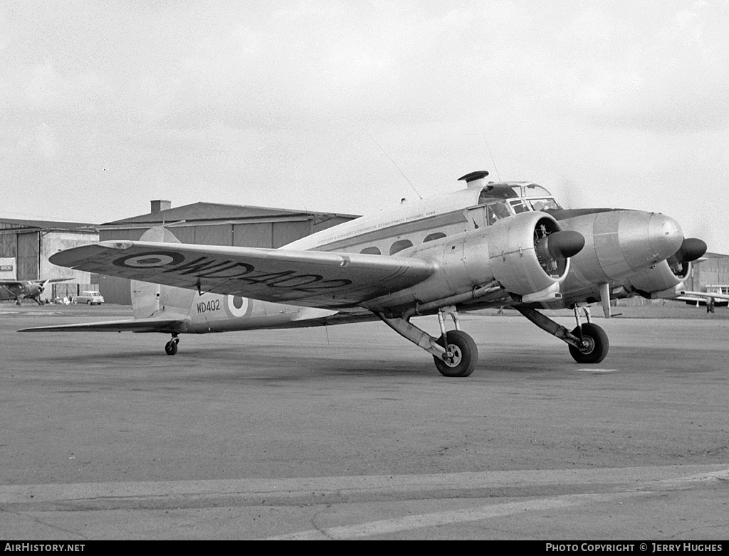 Aircraft Photo of WD402 | Avro 652A Anson T21 | UK - Air Force | AirHistory.net #103413