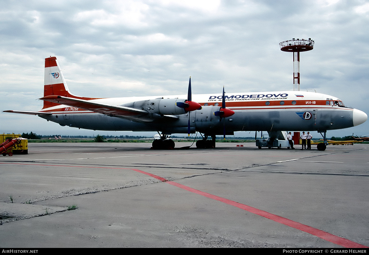 Aircraft Photo of RA-74268 | Ilyushin Il-18D | Domodedovo CAPA | AirHistory.net #103414