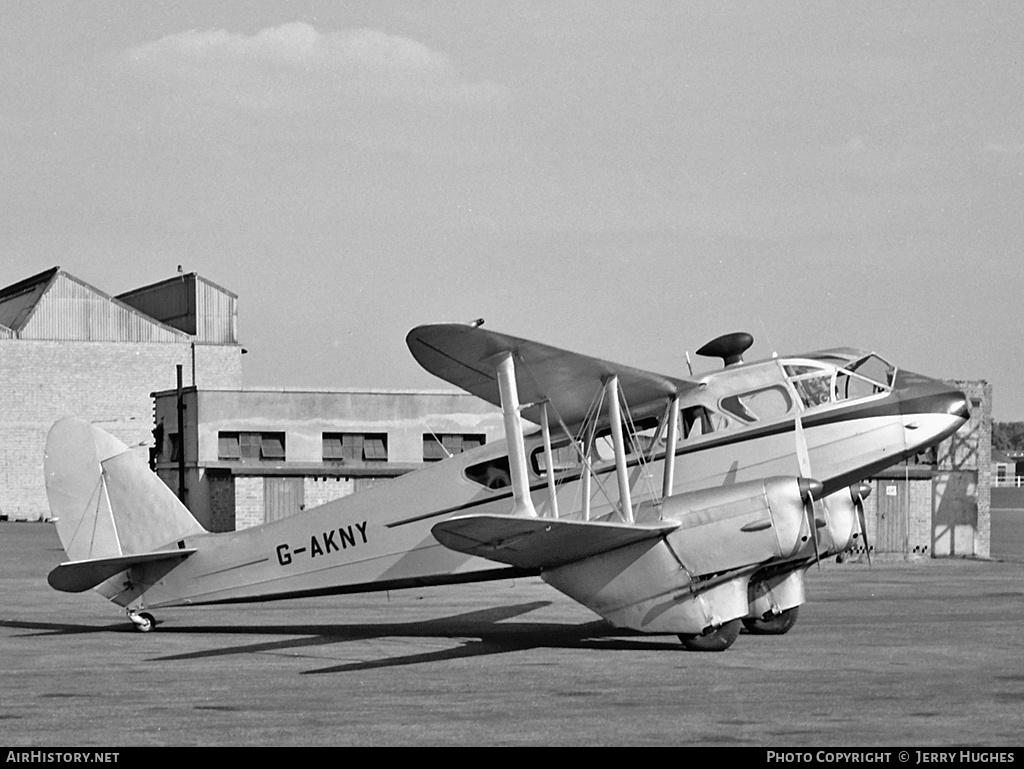 Aircraft Photo of G-AKNY | De Havilland D.H. 89A Dragon Rapide | AirHistory.net #103425