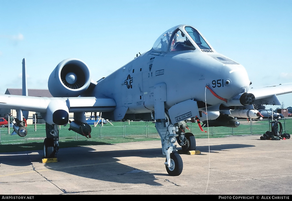Aircraft Photo of 81-0951 | Fairchild A-10A Thunderbolt II | USA - Air Force | AirHistory.net #103442