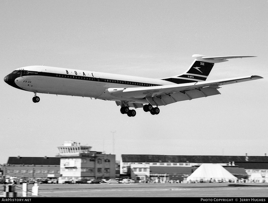 Aircraft Photo of G-ARTA | Vickers VC10 Srs1100 | BOAC - British Overseas Airways Corporation | AirHistory.net #103453