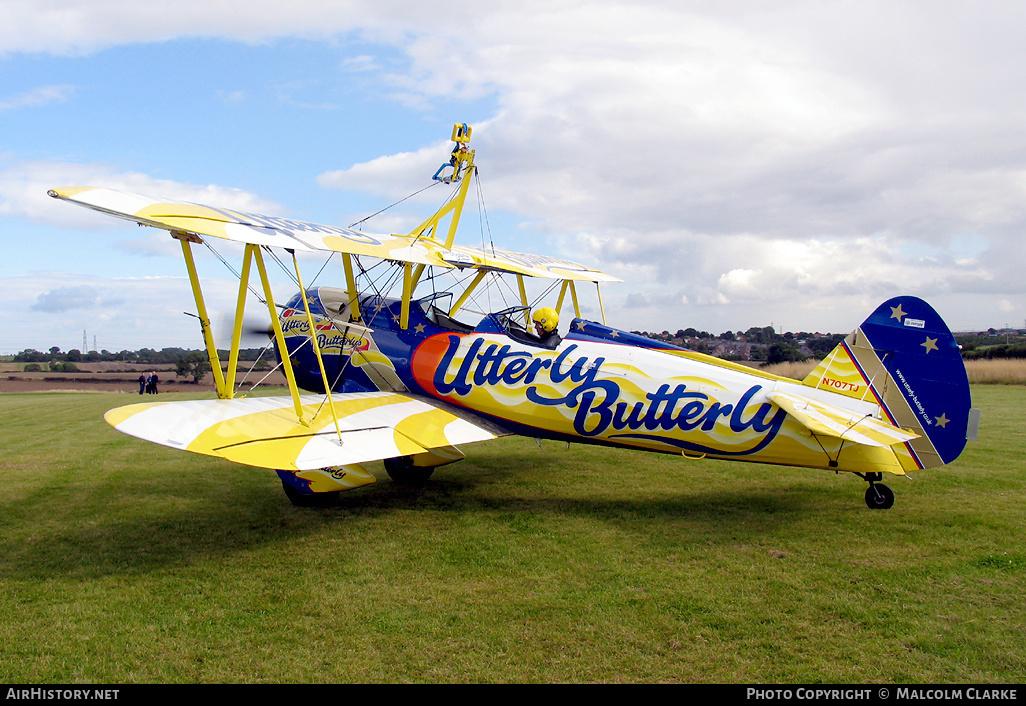 Aircraft Photo of N707TJ | Stearman N2S-1/R985 Kaydet (A75N1) | AirHistory.net #103502