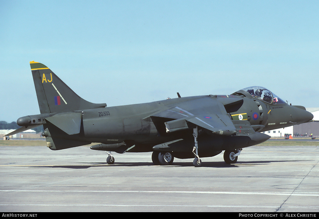 Aircraft Photo of ZG533 | British Aerospace Harrier GR7 | UK - Air Force | AirHistory.net #103548