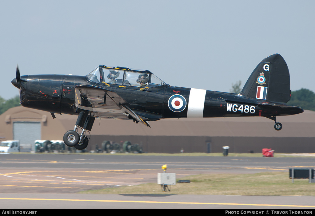 Aircraft Photo of WG486 | De Havilland DHC-1 Chipmunk T10 | UK - Air Force | AirHistory.net #103552