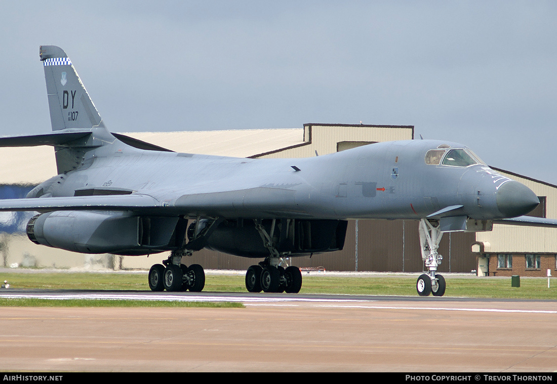 Aircraft Photo of 86-0107 / AF86-107 | Rockwell B-1B Lancer | USA - Air Force | AirHistory.net #103560