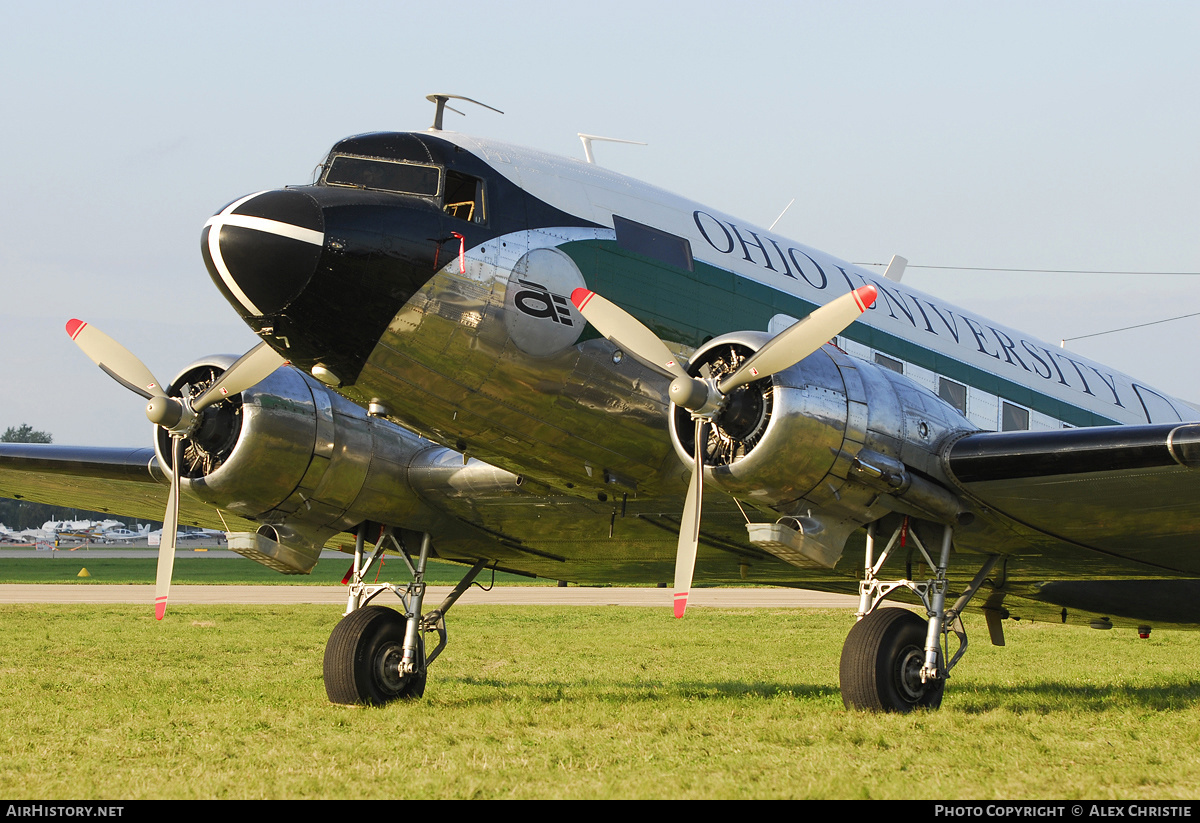 Aircraft Photo of N7AP | Douglas DC-3(C) | Ohio University | AirHistory.net #103585