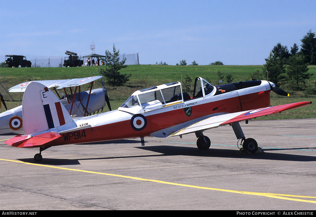 Aircraft Photo of F-AZSM / WP914 | De Havilland DHC-1 Chipmunk Mk22 | UK - Air Force | AirHistory.net #103597